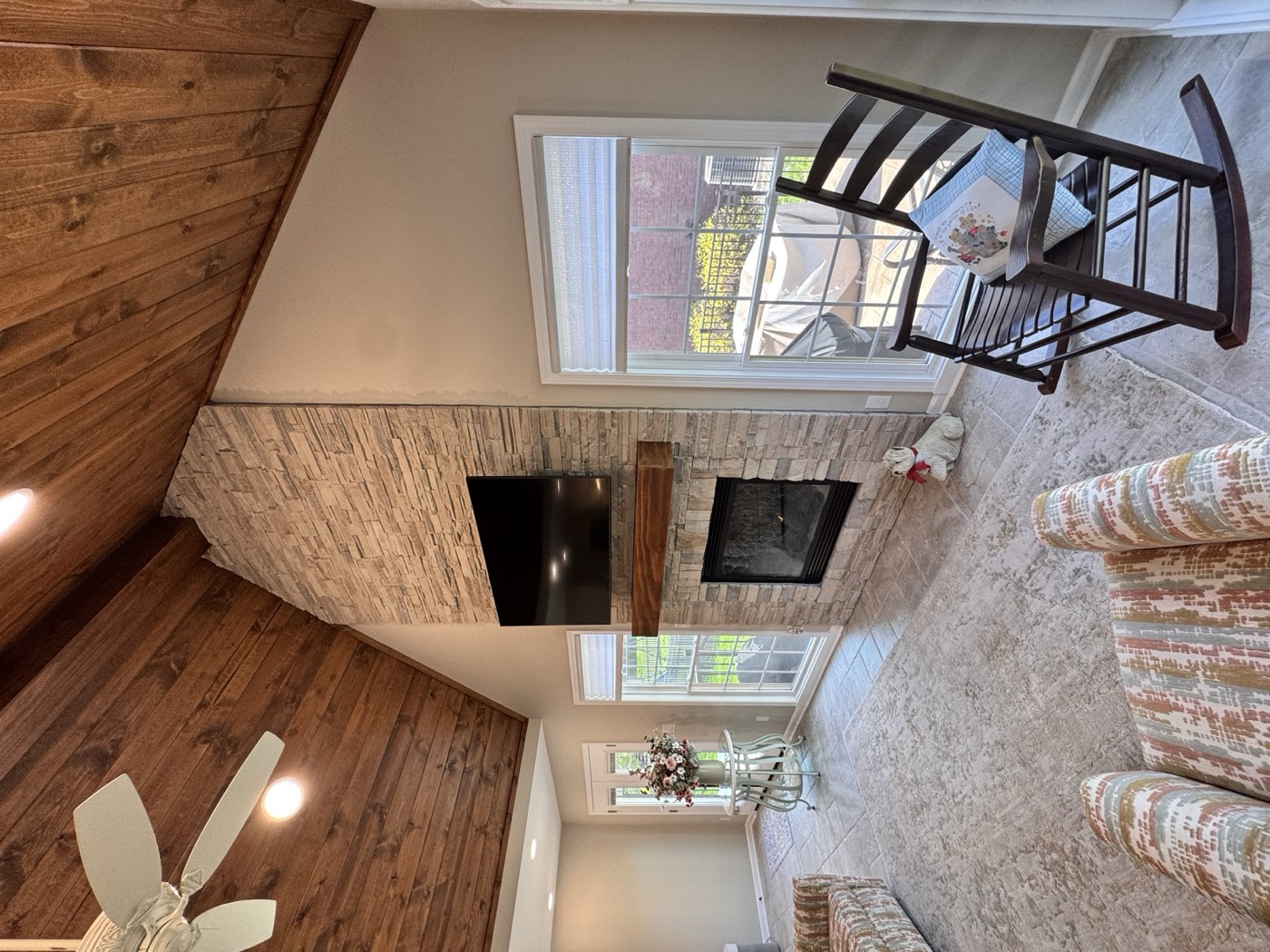 Jeffersontown Vaulted Sun Room Addition project photo